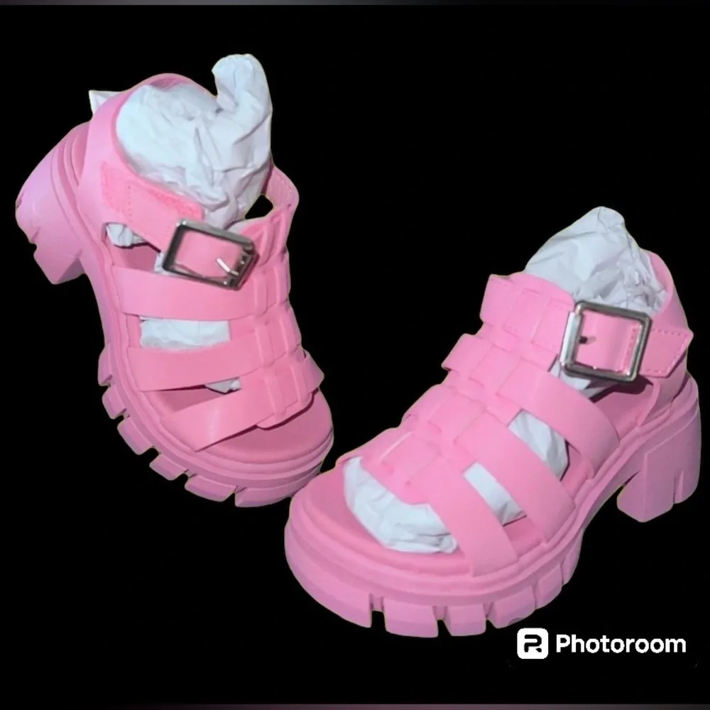 Mia Pink Havien‎ Girls/Kids Summer Strappy Platform Samdal!!! NEW!!! 💕☀️🏝️